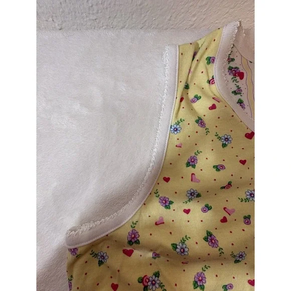 Mary Engelbreit Dream Wear  XL Nightgown Yellow Floral "Cup of Kindness" - Picture 5 of 12